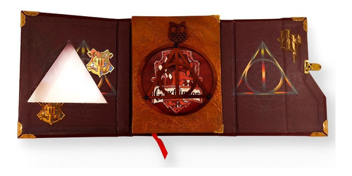 Imagem 4 de 7 de Livro Da Sombra Diário Grimório Harry Potter Gryffindor A5