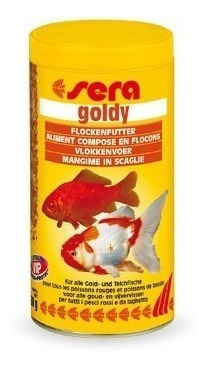 Imagen 1 de 1 de Alimento Peces Goldfish Hojuelas Sera 60 Grs X 2 Frascos
