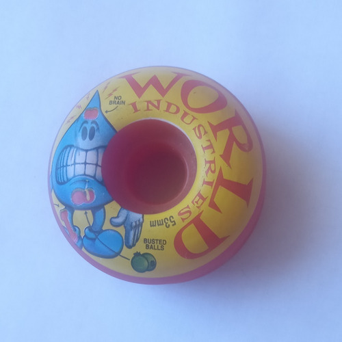 Imagen 1 de 2 de Rueda Para Patineta Skateboard World Industries 53mm