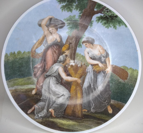 Plato De Porcelana Qualitats Porzellan Made In Italy Con Dib