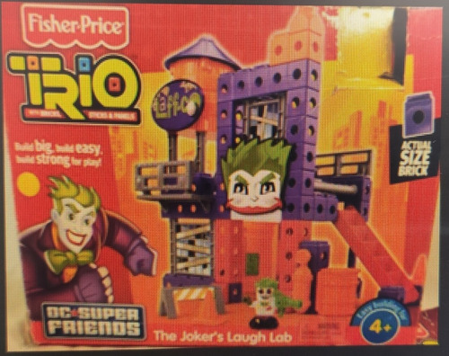 Fisher-price Trio Dc Super Friends Joker.s Laugh Lab