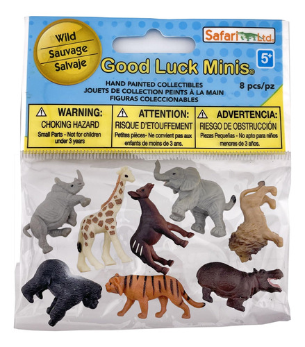 Safari Ltd. Wild Fun Pack - Mini Figuras De Animales Salvaj.