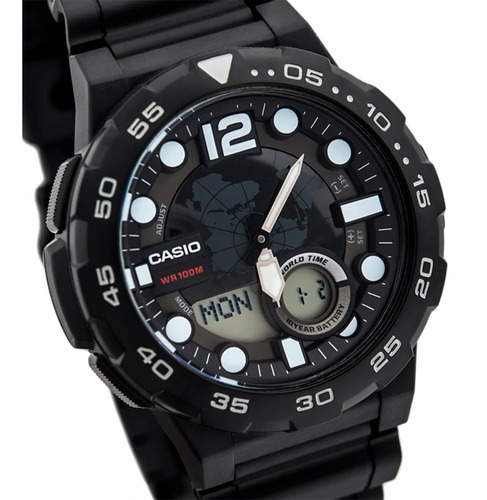 Reloj Hombre Casio Aeq-100w-1a Joyeria Esponda