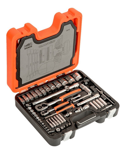 Imagen 5 de 8 de Set Juego Herramientas 91pc 1/4-1/2 Bahco Tubo Llave Crique