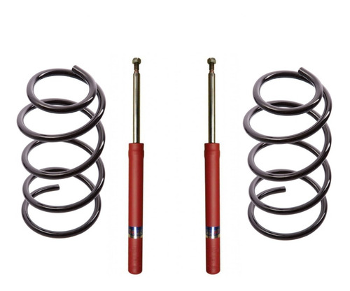 Kit 2 Amortiguadores+ Espiral Delantero Gol Power 1.6 2002/