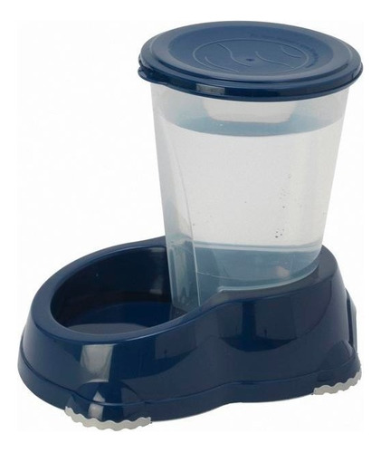 Dispensador Automático Perro Agua 3 Litros Moderna Azul