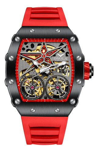 Reloj Mecánico Onola On6829 Hollow Fashion Para Hombre