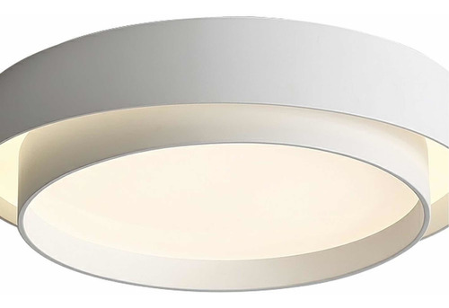 Plafon De Techo Blanco O Gris Claro Ø50cm Led 36w Luz Cálida