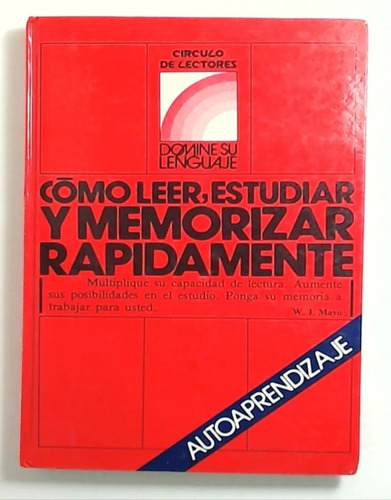 Libro Como Leer, Estudiar Y Memorizar Rapidamente