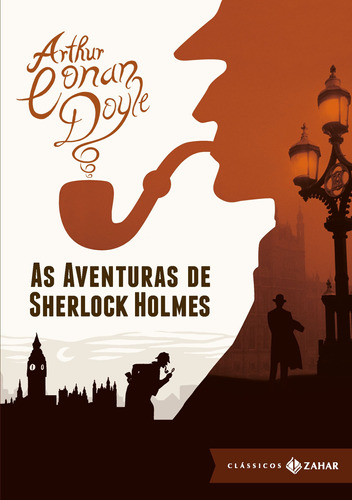 As aventuras de Sherlock Holmes: edição bolso de luxo, de Arthur Conan. Editora CLASSICOS ZAHAR, capa dura em português, 2019