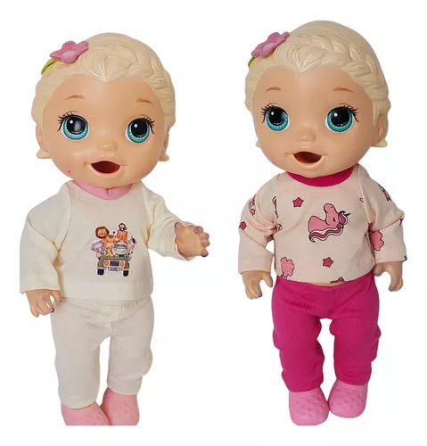 Roupas com sapatinho para boneca baby Alive de 28-35cm cores sortidas  vários modelos