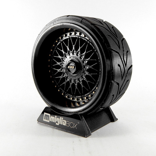 Miniatura Roda Bbs Rc090 All Black Colecão Miglia Box
