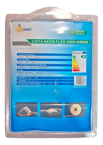 Kit Cinta Led Neon Doble Color 8mm