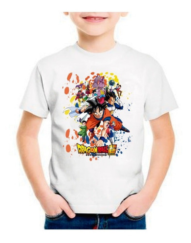 Polera De Niño Sublimada Dragon Ball Z43