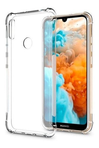 Carcasa Para Huawei Y6 2019 Transparente Reforzado