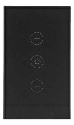 Apagador Wifi Pantalla Táctil 0.3w Negro Tecnolite Connect