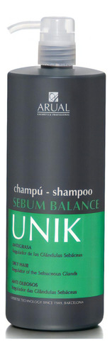  Shampoo Para Cabello Anti Grasa Unik Sebum Arual 1 L