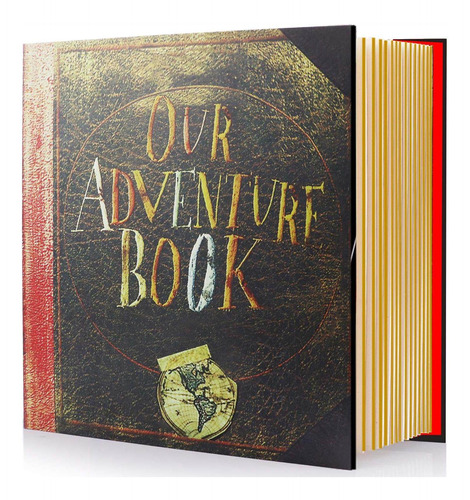 Album Foto Texto Ingl «our Adventure Book» Pagina Magnetica