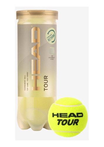 Tubo Head Tour X 3 Balls - Pack X 6 - Líderes En Mercado!!! 