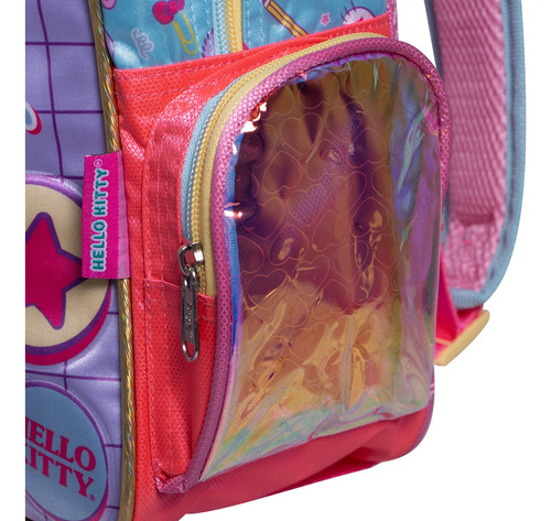 Mochila Hello Kitty Original Ruz Kinder Con Ruedas Rosa Liso