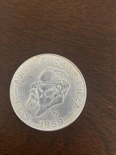Moneda Año De Carranza 1959