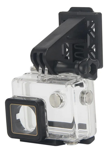 Suporte Tático Para Gopro Em Capacete Airsoft Resistente Cor Preto