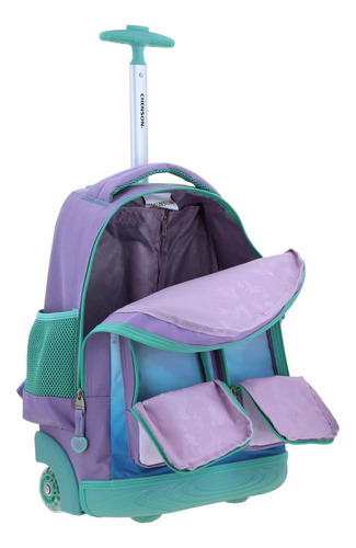 Mochila Chenson Ruedas Disney Princesas Ariel Primaria Deeper