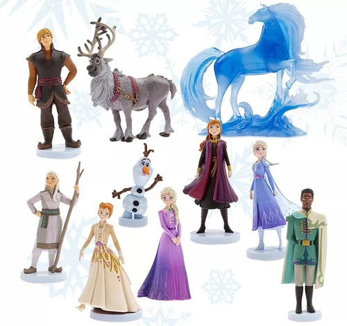 Set Frozen Princesa Anna Elsa Figuras Colección 