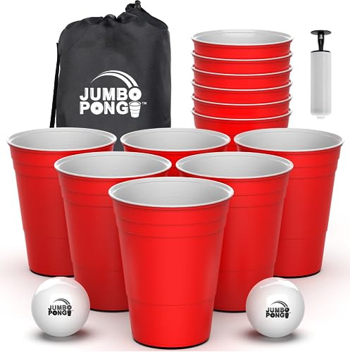 Jumbo Pong - Juego De Pong Gigante De Patio Para 6cqyf