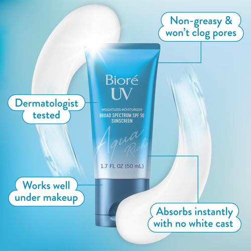 Protetor Solar Bioré Uv Aqua Rich Spf 50 Pa++++ 50 Ml Pacote