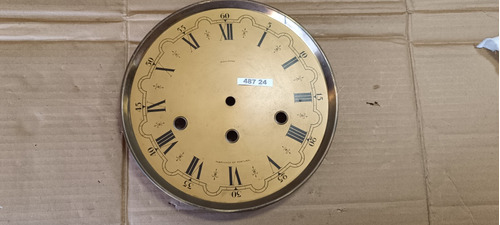 Peça De Relógio Antigo D Parede Reguladora, Mostrador 487-24
