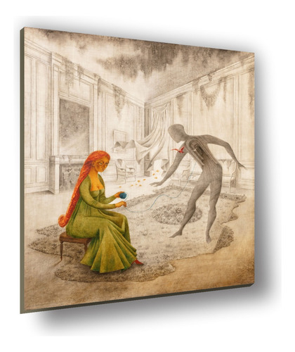 Cuadro Canvas Bastidor Surrealismo Remedios Varo Hilo 100x81