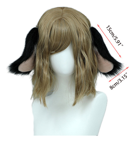 Zt Diadema De Peluche Con Orejas Perro Para Niñas Y Mujer