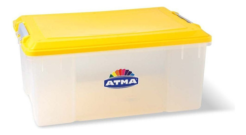 Caja Organizadora Pandora Nº1 Media 16.5 L 40x30x18.5cm Atma Color Transparente