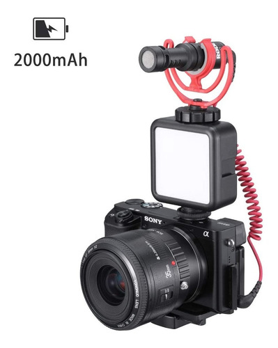 Imagen 4 de 9 de Luz Led Ulanzi Vl49 6w 800lm Bateria 2000mah / Zapatas Extra