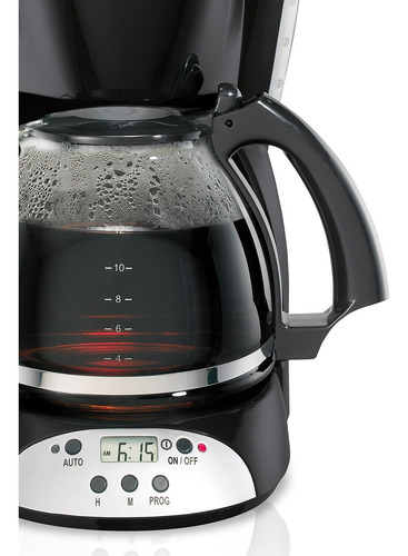 Cafetera Programable Hamilton Beach Negra 12 Tazas 49465r