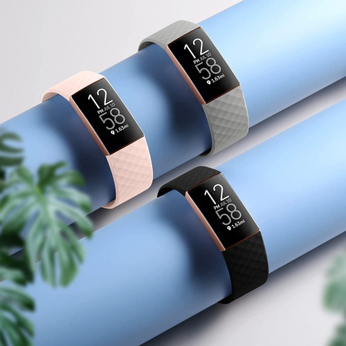 Imagen 8 de 9 de 3 Mallas De Reloj Fitbit Charge 3 / 4 Small Pequeño