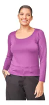 Comprar Remera Basica Manga Larga De Modal Soft En Talles Grandes