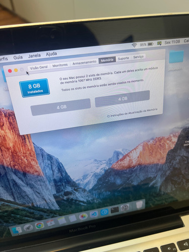 Macbook Pro 2009 - 8gb - 240ssd - 2,53 Ghz Intel Core 2 Duo Prateado (Usado)