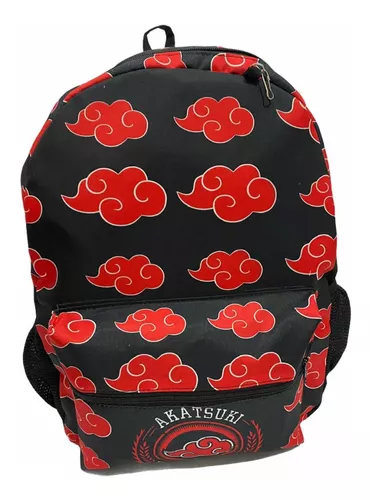 Mochila Renegados Akatsuki Ninjas Nuvens vermelhas Estilo Saco