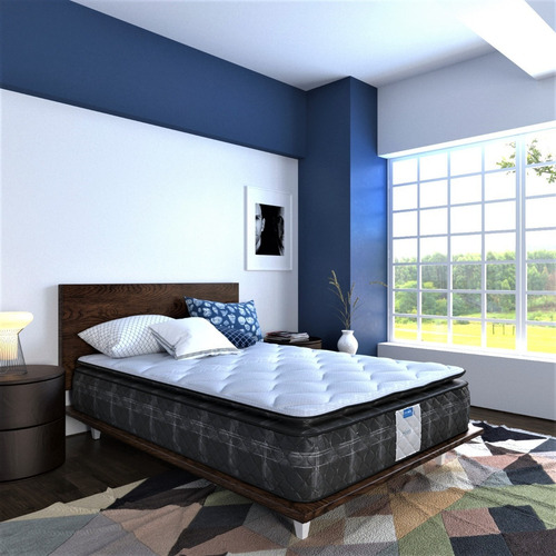 Imagen 1 de 9 de Colchón Restonic Queen Size Euro Top Ortopedico Worry Free Envio Gratis