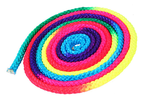 Cuerda De Entrenamiento Para Gimnasia Rítmica, Color Arcoíri