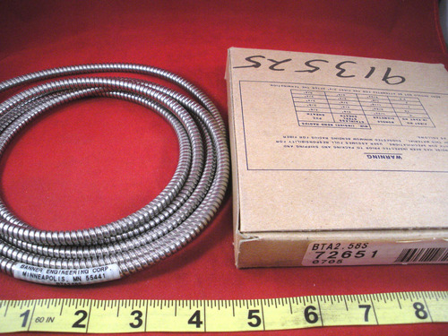 Banner Bta2.58s Fiber Optic Glass Sensor 72651 Stainless Sse