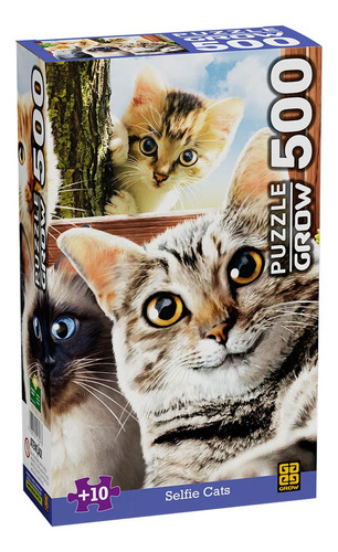 Puzzle 500 Peças Selfie Cats Grow