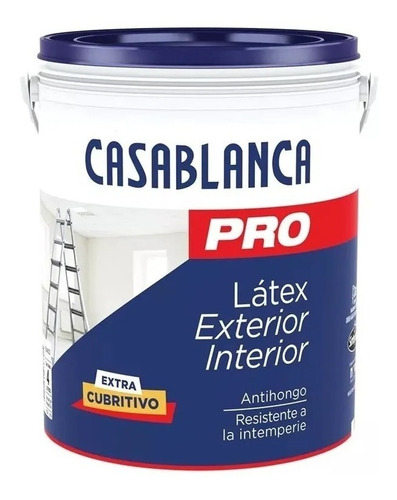 Latex Casablanca Pro Interior Exterior X 20 Lts