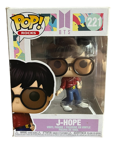 Funko De Bts, Funko De Jhope, #221, Pop Rocks!