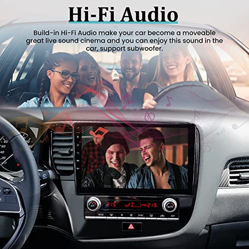 Pack Estéreo De Coche Nhopeew 10.1 Android 13 Con Gps Y Blue