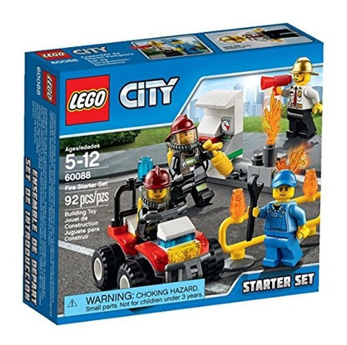 Lego City 60088 Kit De Principiante - Bomberos Al Rescate