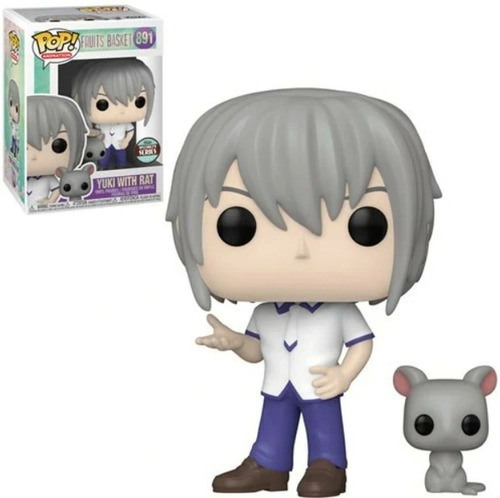 Figura De Acción Fruits Basket Yuki With Rat De Funko Pop! Animation