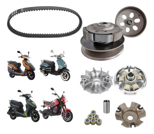Kit De Transmision Para Motoneta D150lt D150